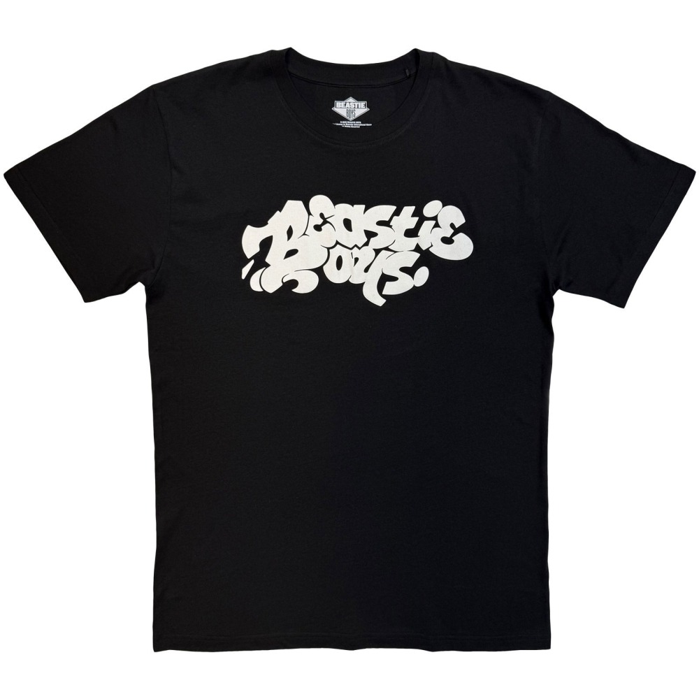 Beastie Boys - Tag Logo Mono Mens Tshirt - Black/White